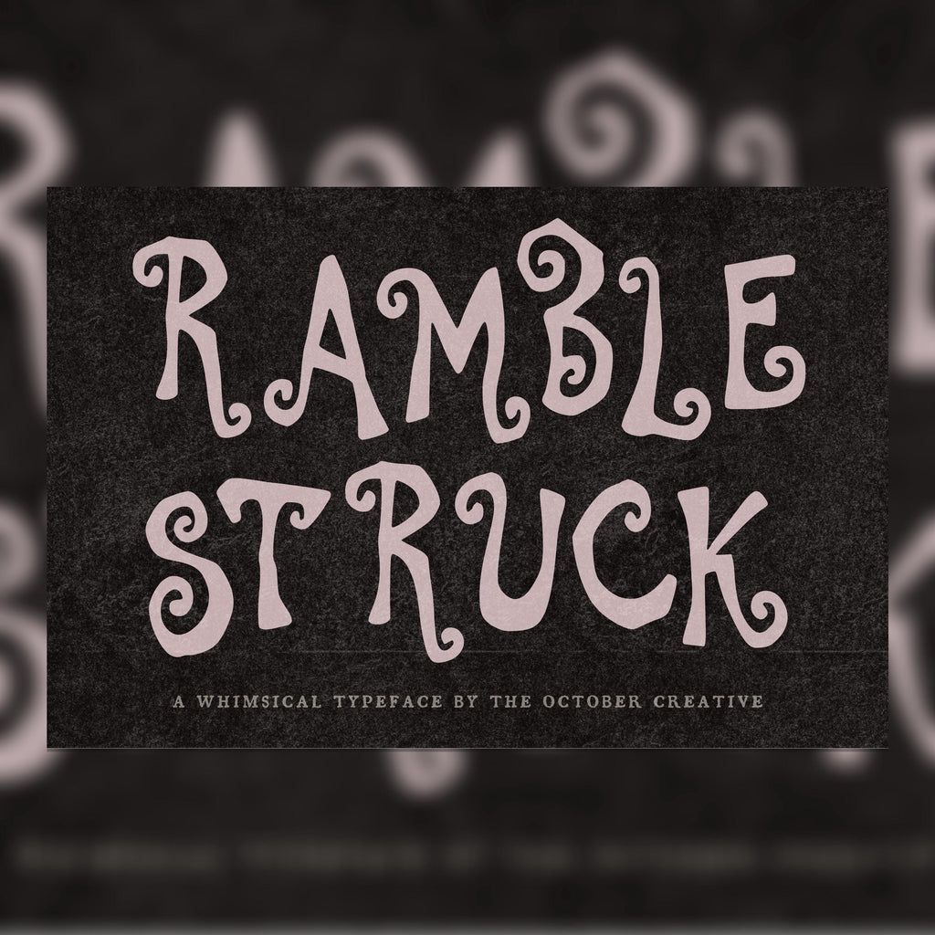Ramblestruck Font, preview 1