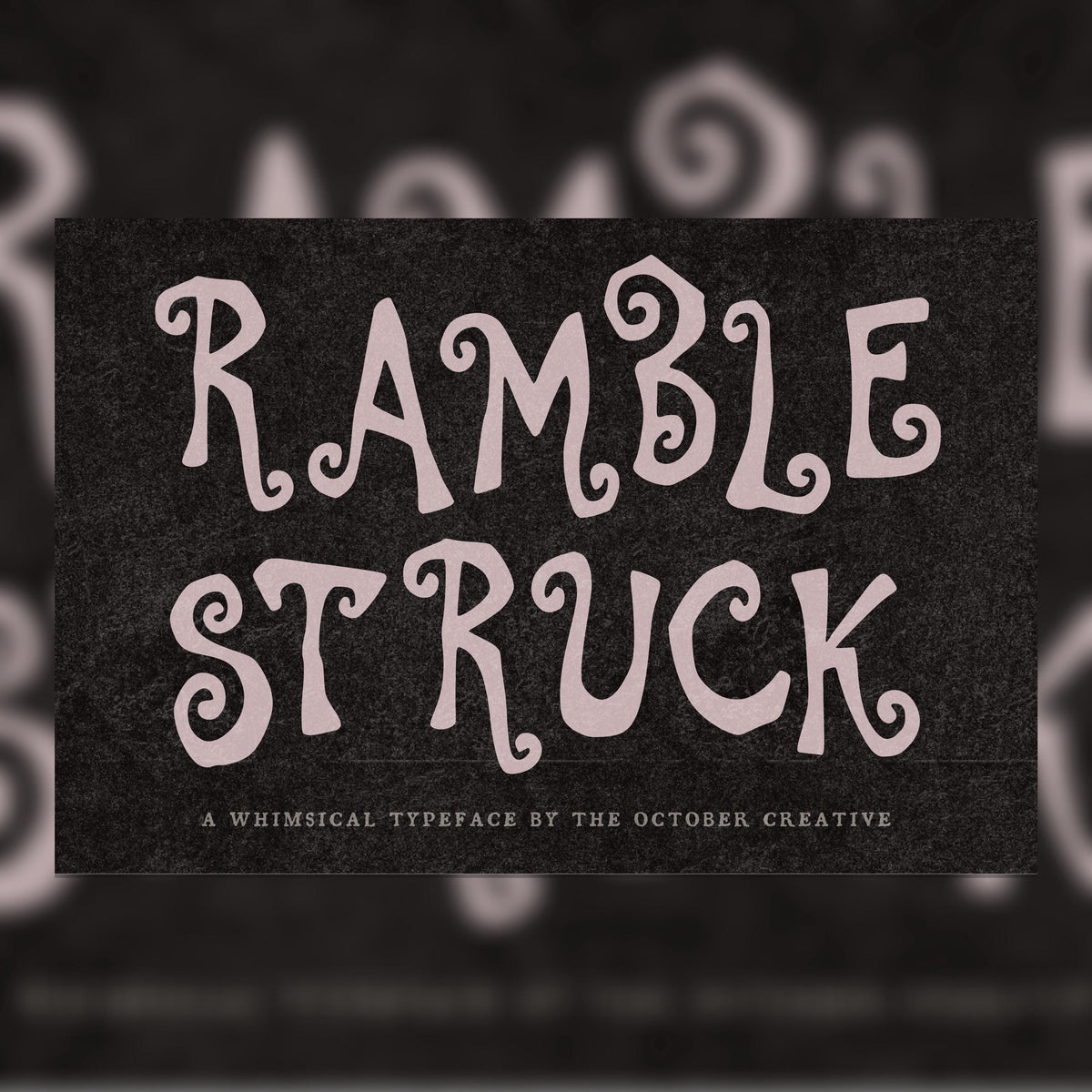 Ramblestruck Font, preview 1