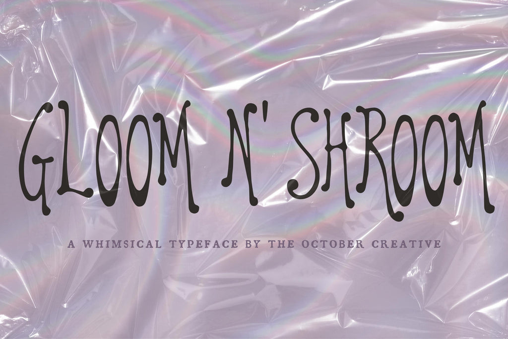 Gloom N' Shroom Font, preview 2