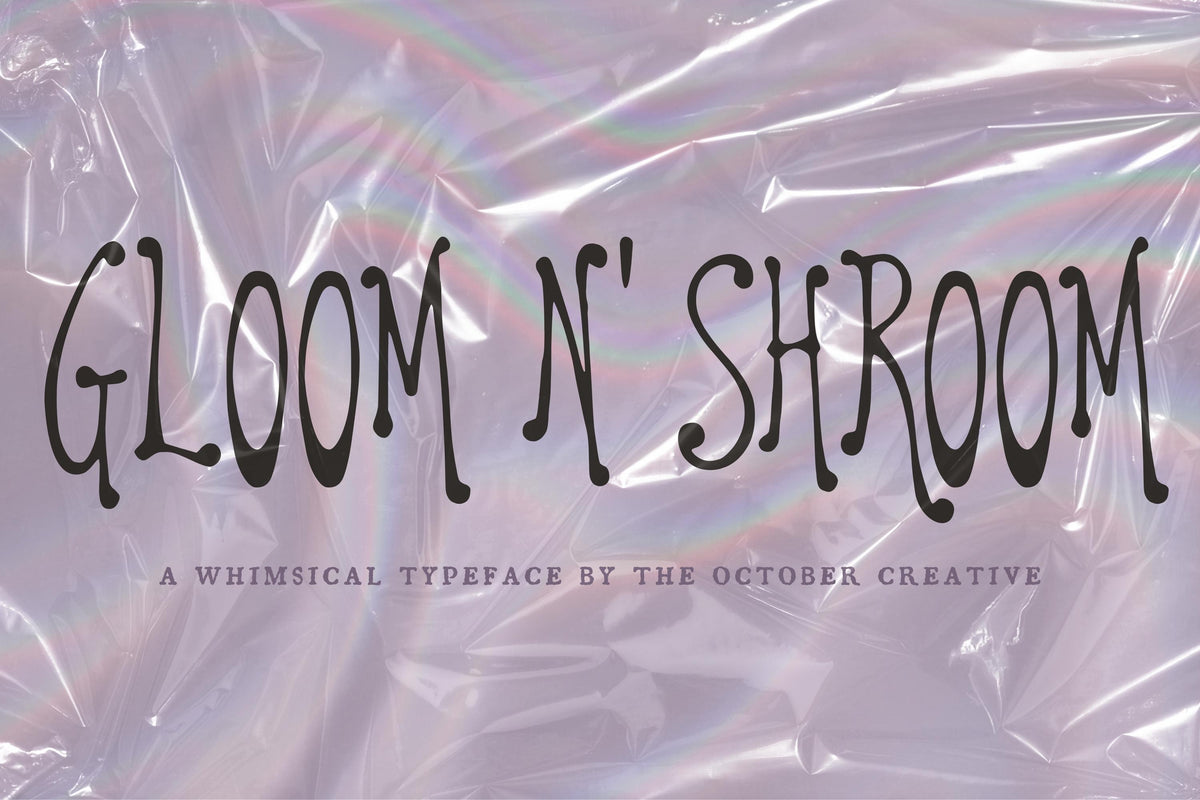 Gloom N' Shroom Font, preview 2