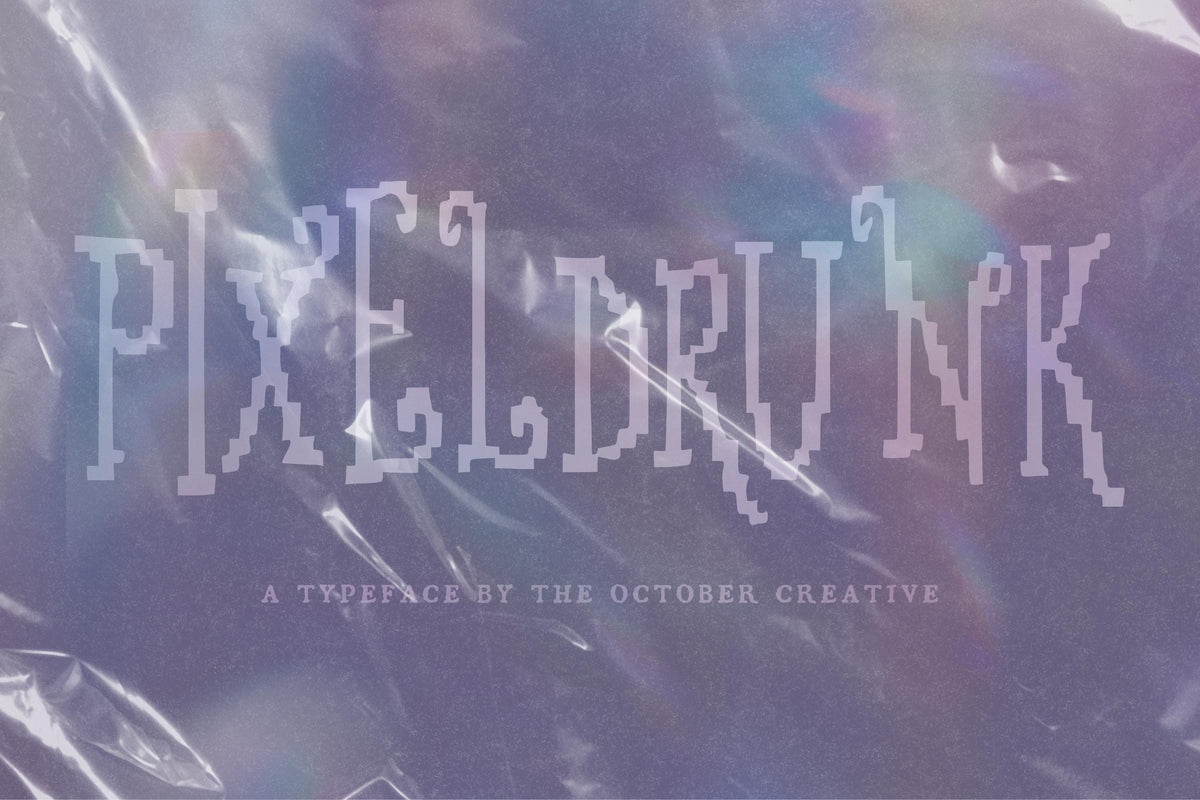 Pixeldrunk Font, preview 2