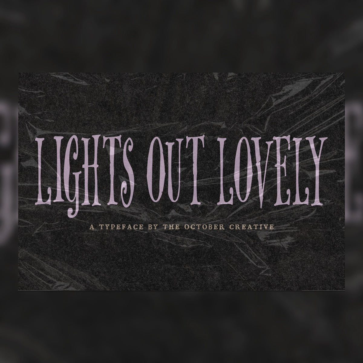 Lights Out Lovely Font, preview 1