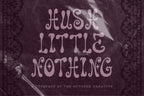 Hush Little Nothing Font, preview 2