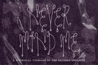 Never Mind Me Font, preview 2