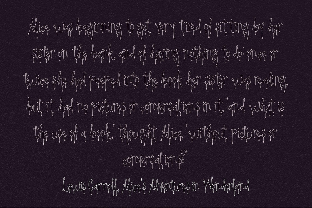 Never Mind Me Font, preview 6