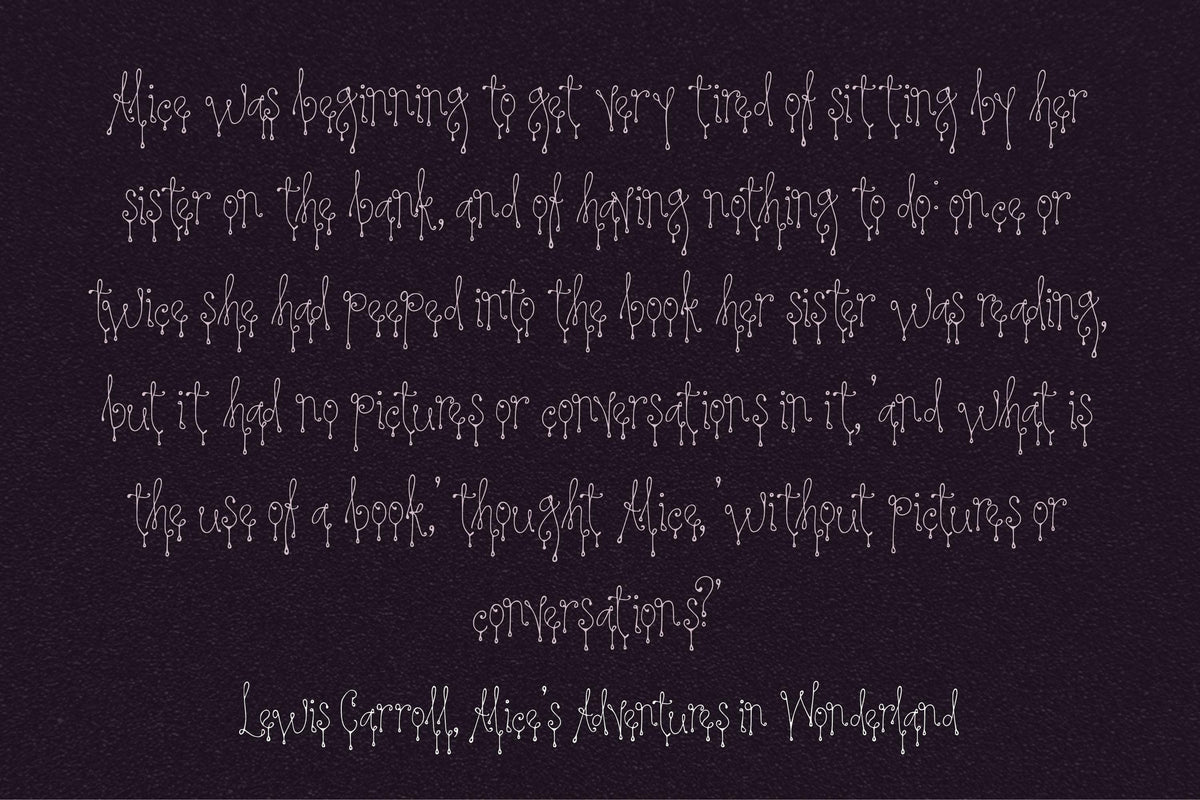 Never Mind Me Font, preview 6