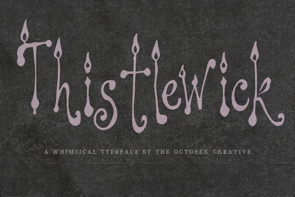 Thistlewick Font, preview 2
