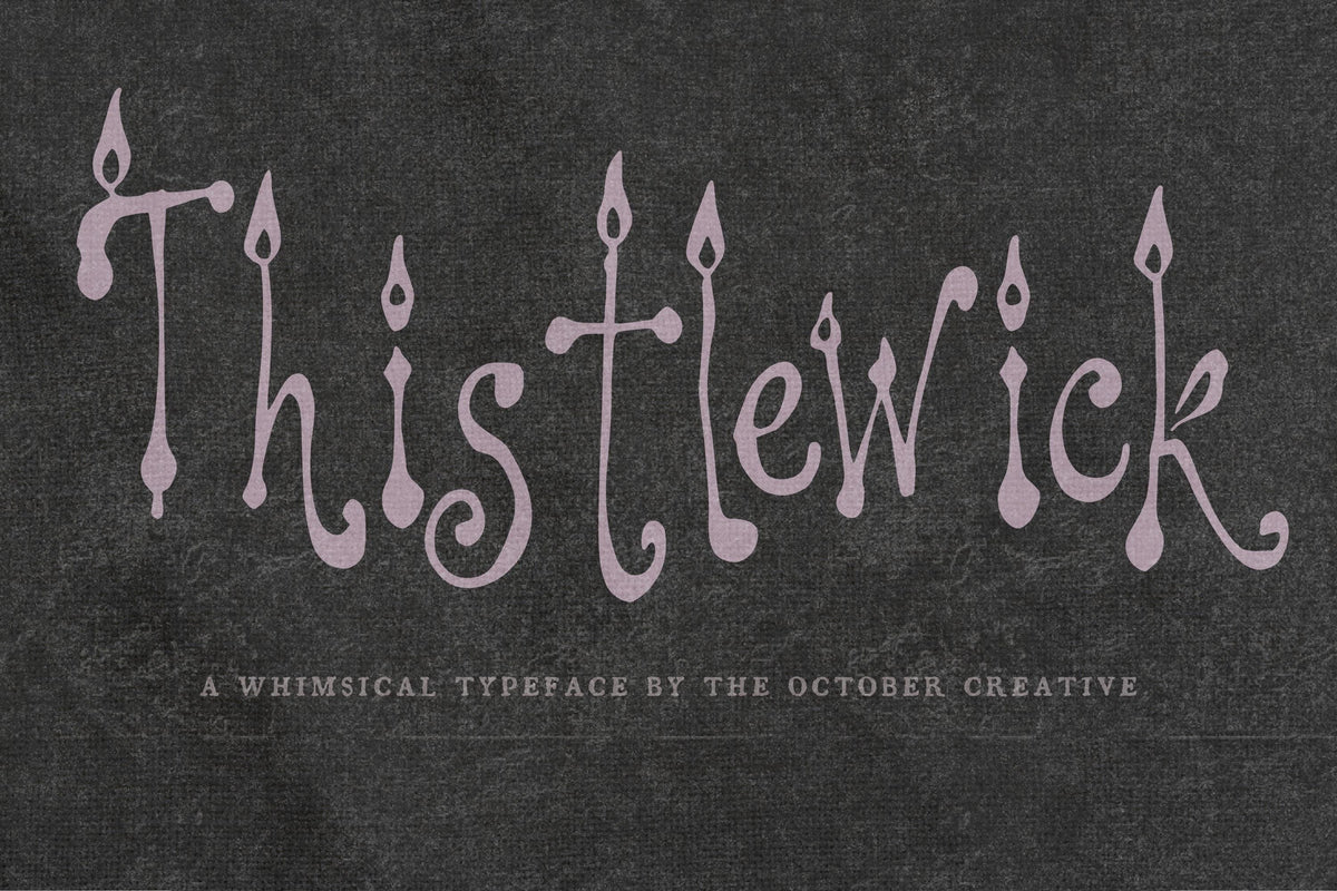 Thistlewick Font, preview 2