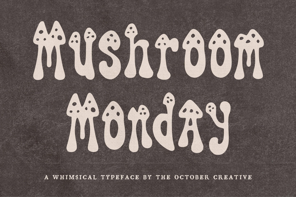 Mushroom Monday Font, preview 2