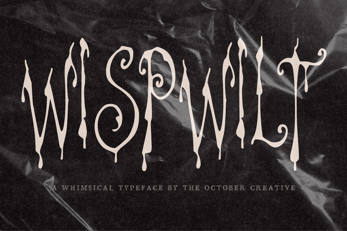 Wispwilt Font, preview 2
