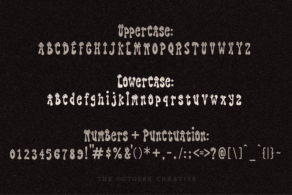 Mushroom Monday Font, preview 3