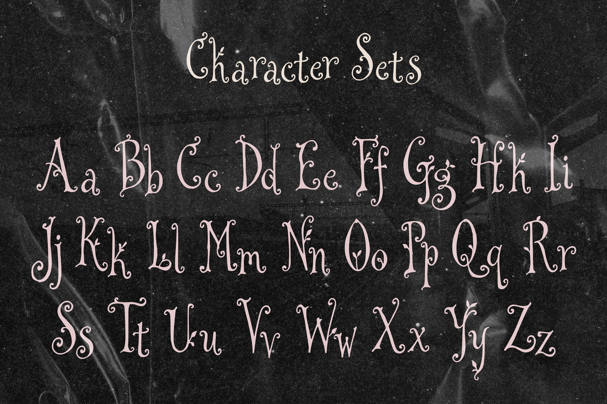 Garden Got In Font, preview 4