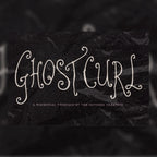 Ghostcurl Font, preview 1