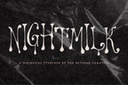 Nightmilk Font, preview 2