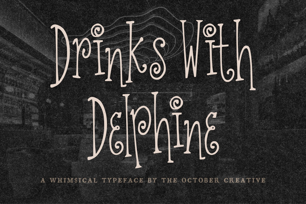 Drinks With Delphine Font, preview 2