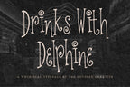 Drinks With Delphine Font, preview 2