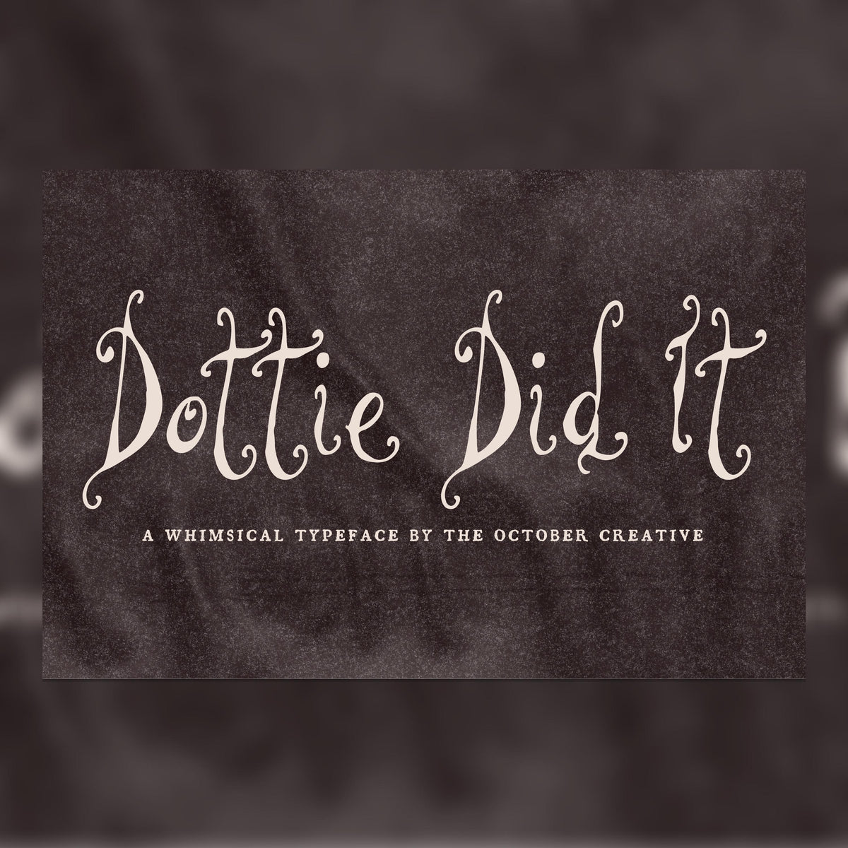 Dottie Did It Font, preview 1
