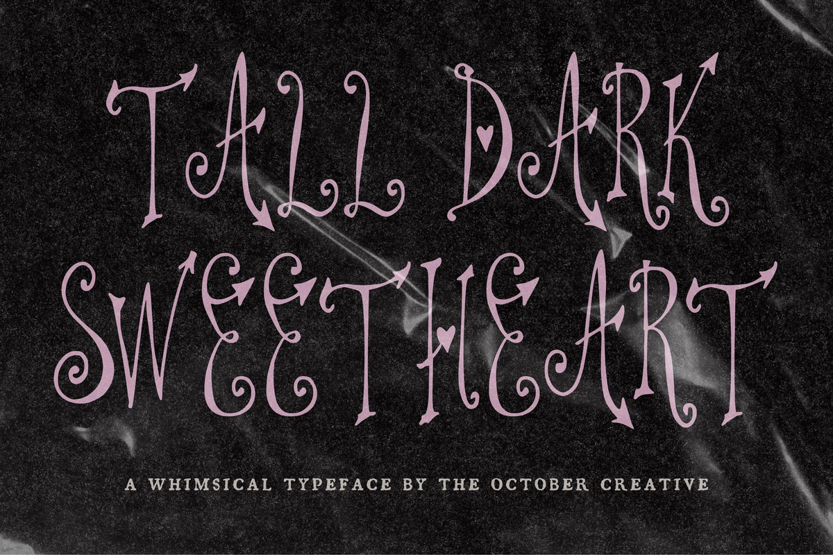 Tall Dark Sweetheart Font, preview 2