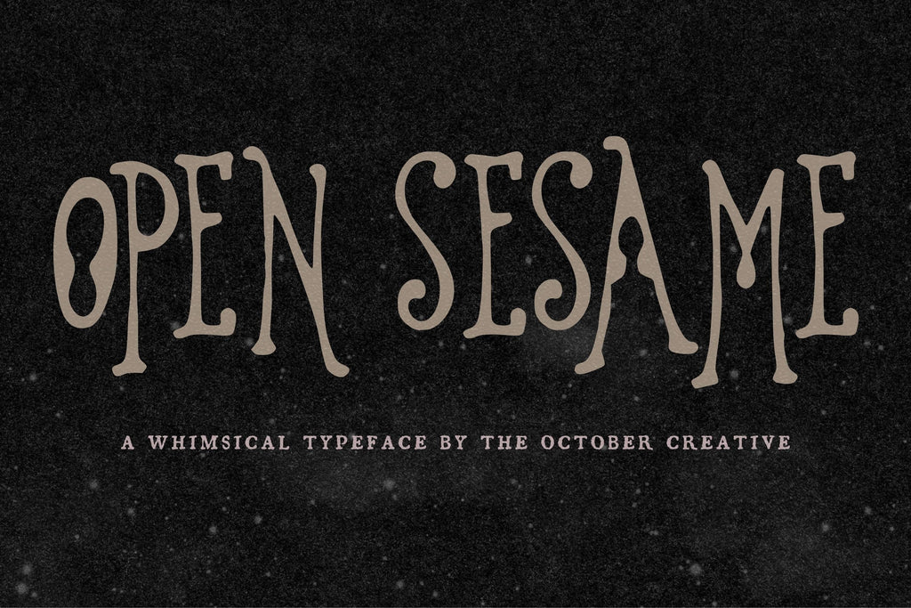Open Sesame Font, preview 2