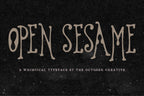 Open Sesame Font, preview 2