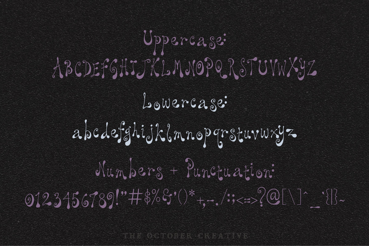 Loop Right In Font, preview 3