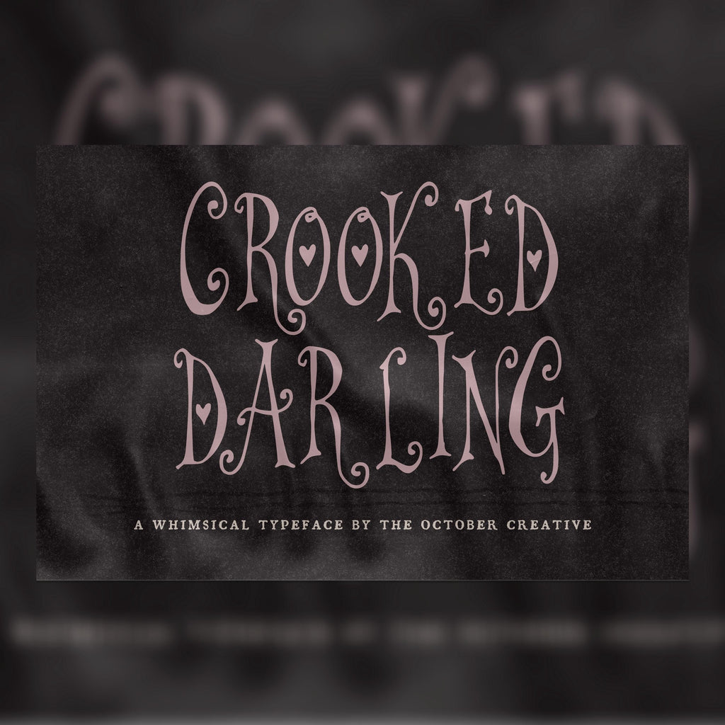 Crooked Darling Font, preview 1
