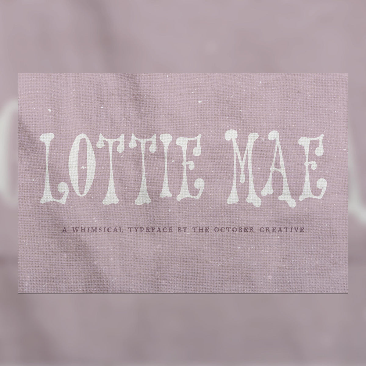 Lottie Mae Font, preview 1