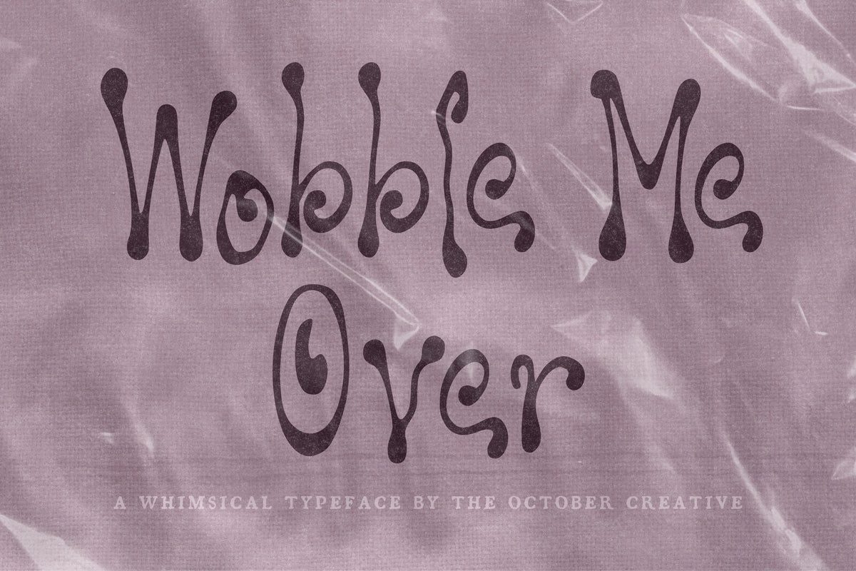 Wobble Me Over Font, preview 2
