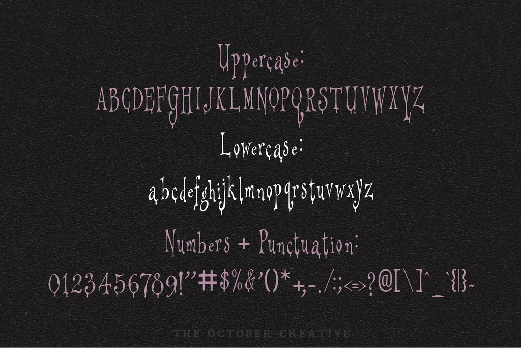 Bite the Velvet Font, preview 3