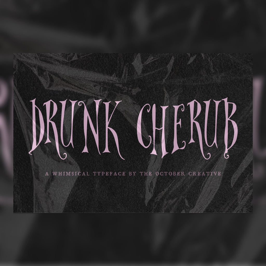 Drunk Cherub Font, preview 1