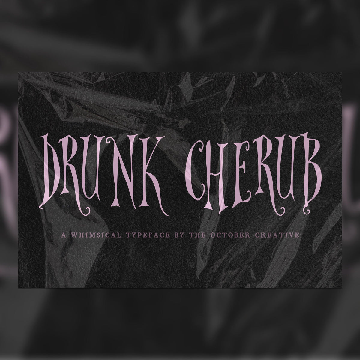 Drunk Cherub Font, preview 1