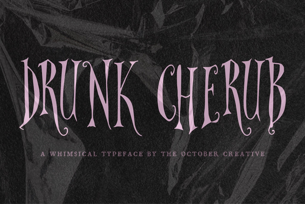Drunk Cherub Font, preview 2