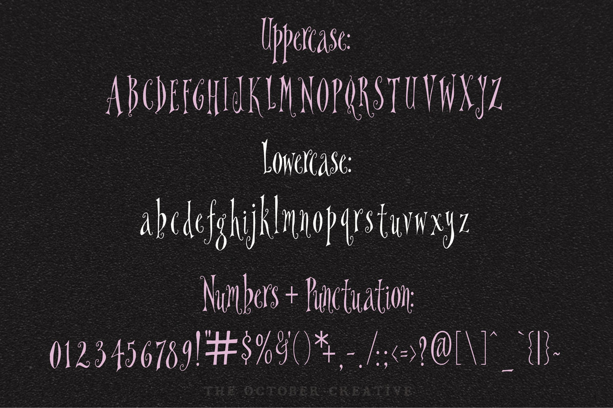 Drunk Cherub Font, preview 3