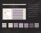 Lace & Trims Seamless Pattern Bundle, The Pattern Room recoloring tool