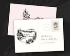Lake Life Doodle Pack, postcard