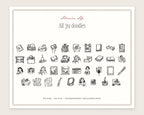 Librarian Life Doodle Pack, everything in the set