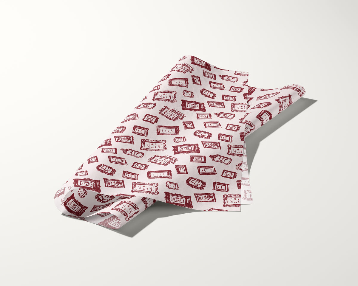 Library & Letters Seamless Pattern Bundle, tissue paper