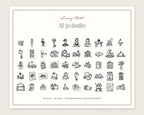 Luxury Hotel Doodle Pack, everything in the set