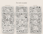 Mega Lifetime Doodle Bundle, doodle packs for weddings, holidays, and parties