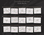 Mega Lifetime Doodle Bundle, color sketch doodle packs