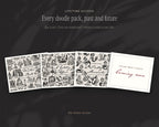 Mega Lifetime Doodle Bundle, every doodle pack, past and future