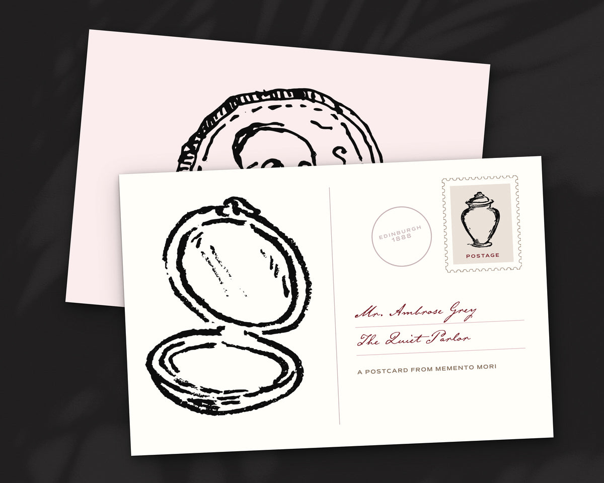 Memento Mori Doodle Pack, postcard