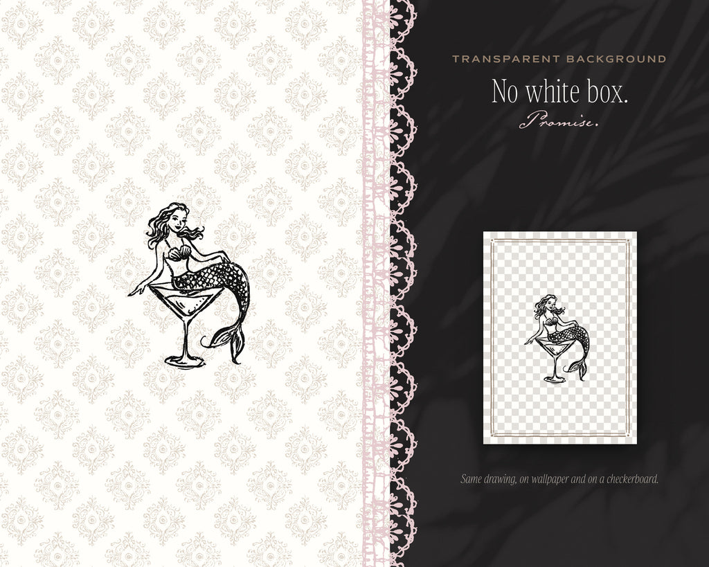 Mermaids Doodle Pack, no white box