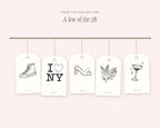 New York Bachelorette Doodle Pack, on the rail