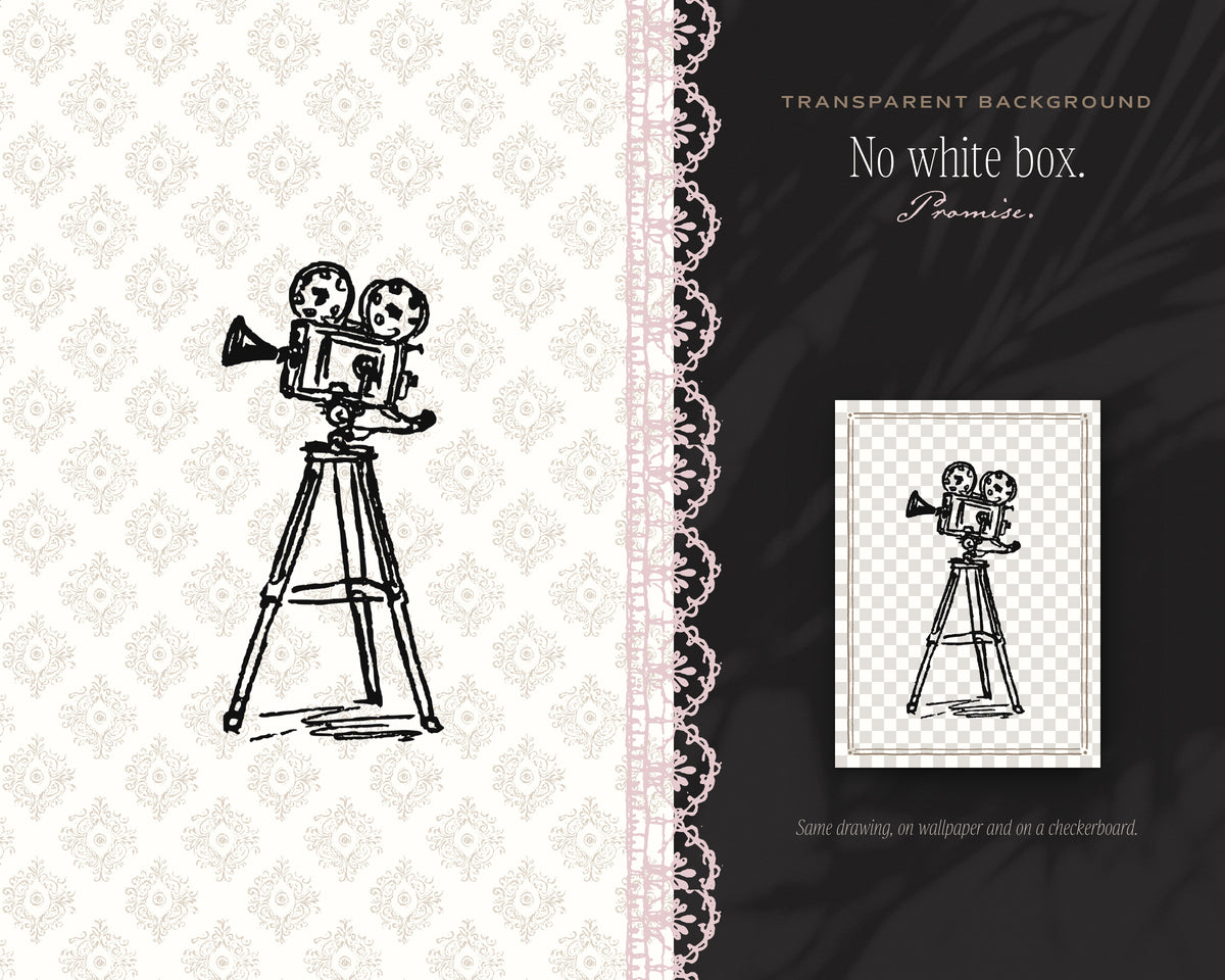 Nostalgic Tech Doodle Pack, no white box