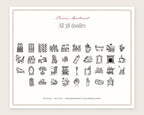 Parisian Apartment Doodle Pack, everything in the set
