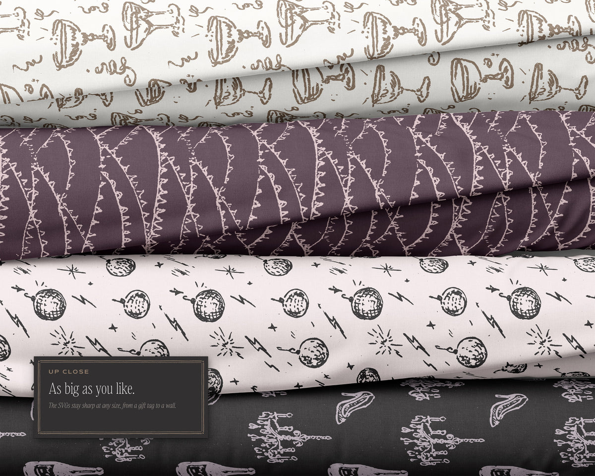 Party & Celebration Seamless Pattern Bundle, as big as you like