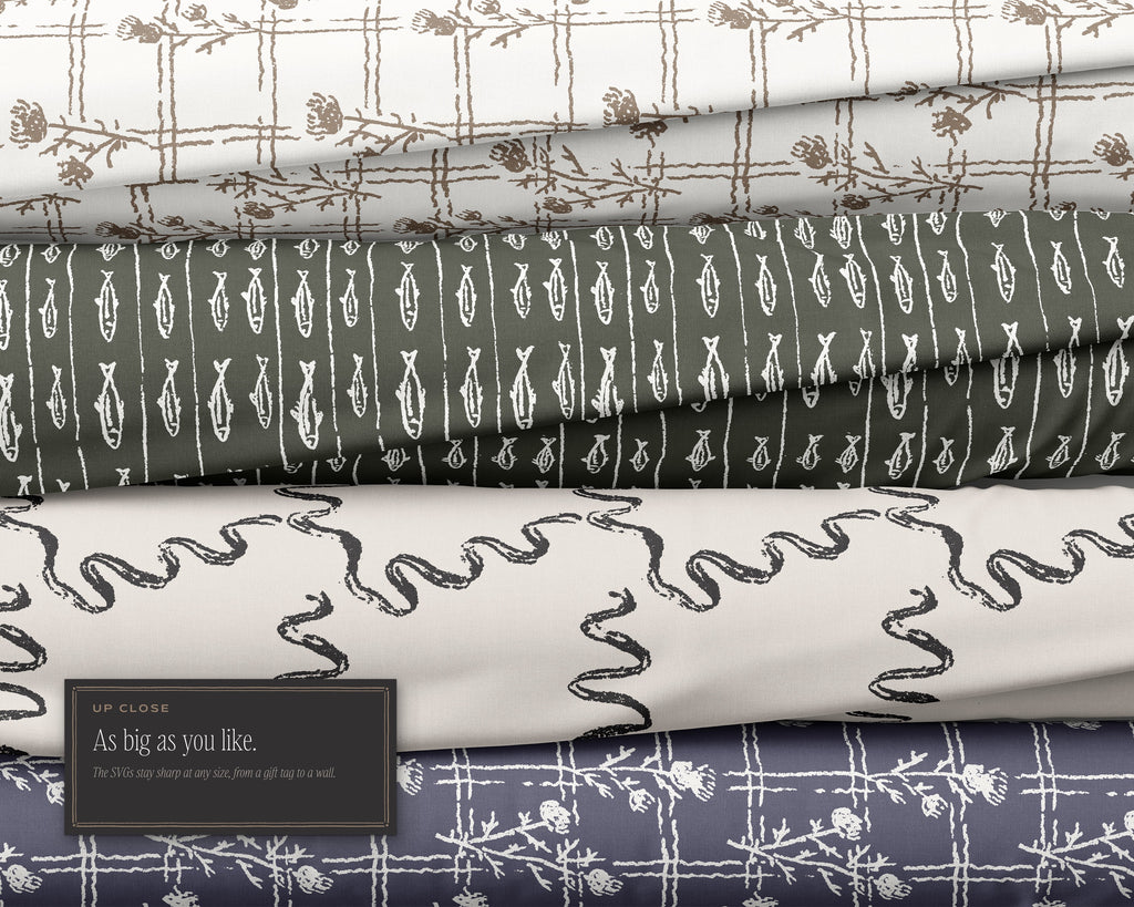 Plaids & Stripes Seamless Pattern Bundle, as big as you like