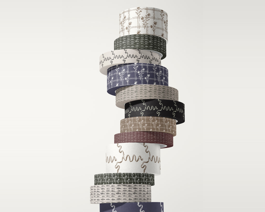 Plaids & Stripes Seamless Pattern Bundle, packaging tape