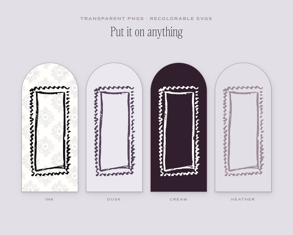 Postage Stamp Design Assets, put it on anything